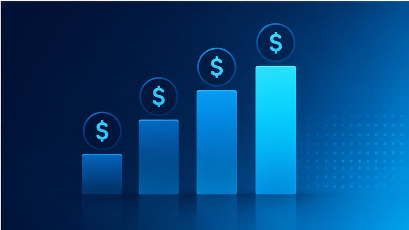 Pricing comparison bar chart